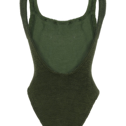 Hunza G Bicolor Polyamide One-Piece Swimsuit