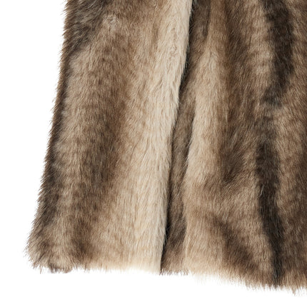 Twinset Brown Polyester Full-Length Jacket