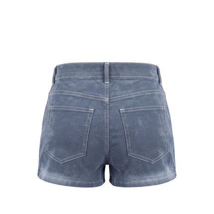 Mr&Mrs Italy Blue Cotton Women Shorts