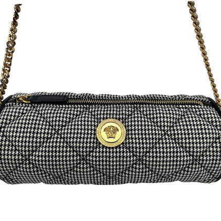 Versace Medusa Quilted Evening Sling Crossbody Bag