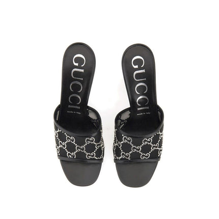 Gucci Black Polyamide Mules