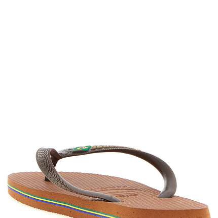 HAVAIANAS Brown Rubber Slides