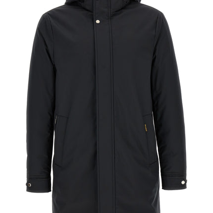 MooRER Blue Wool Parka