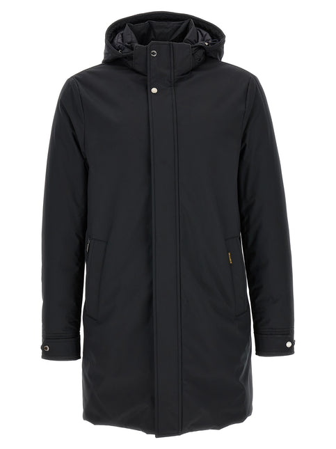 MooRER Blue Wool Parka