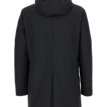 MooRER Blue Wool Parka