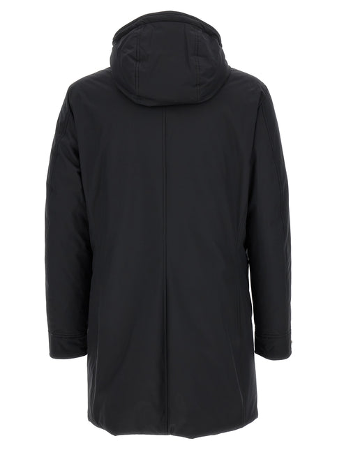 MooRER Blue Wool Parka