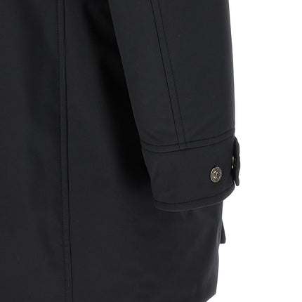 MooRER Blue Wool Parka