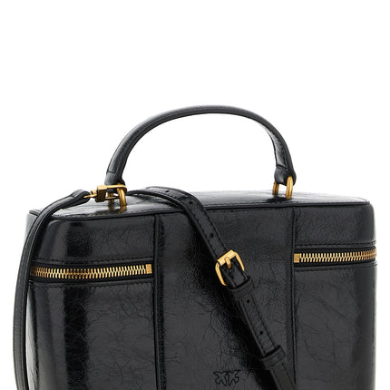 PINKO Black Calfskin Handbag