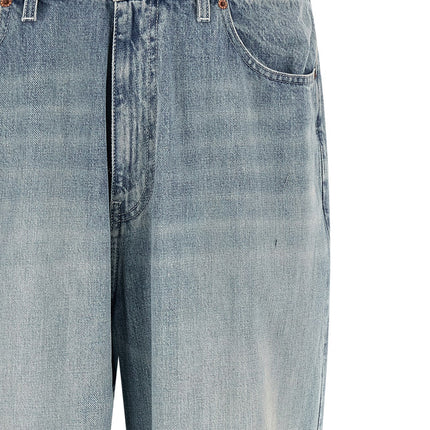 MM6 Maison Margiela Blue Cotton Straight-Leg Jeans