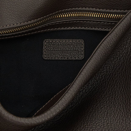 PINKO Brown Lamb Leather Shoulder Bag