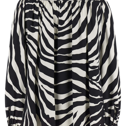 Dolce & Gabbana Bicolor Silk Blouse
