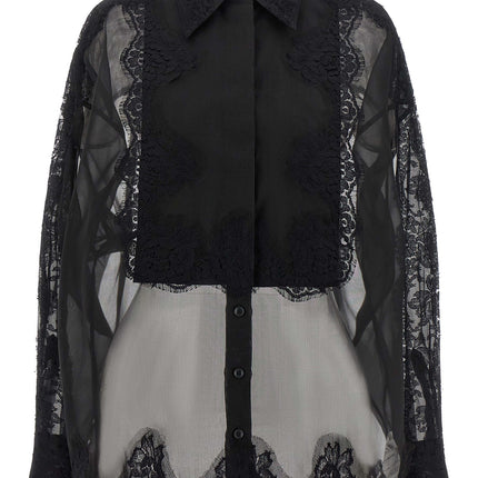 Dolce & Gabbana Black Silk Blouse