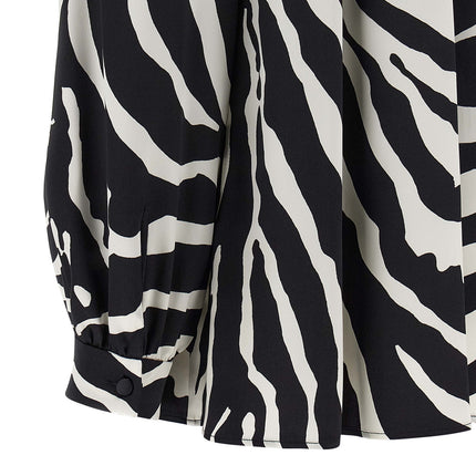 Dolce & Gabbana Bicolor Silk Blouse