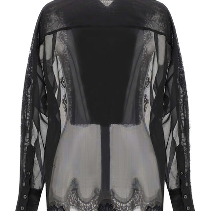 Dolce & Gabbana Black Silk Blouse