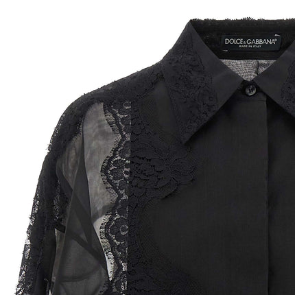Dolce & Gabbana Black Silk Blouse