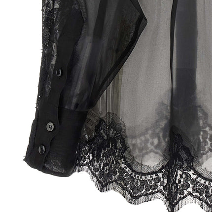 Dolce & Gabbana Black Silk Blouse