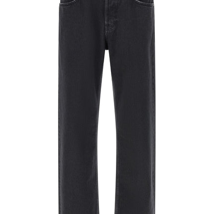 Golden Goose Black Cotton Straight-Leg Jeans