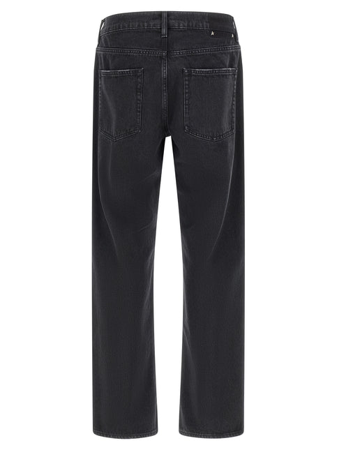 Golden Goose Black Cotton Straight-Leg Jeans