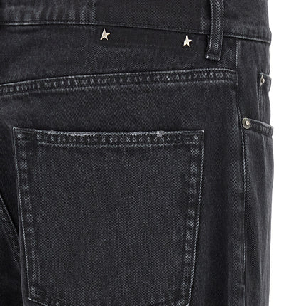 Golden Goose Black Cotton Straight-Leg Jeans