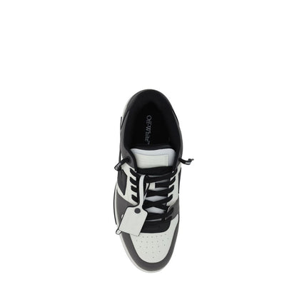 Off-White Multicolor Calf Leather Bos Taurus Athletic Sneakers