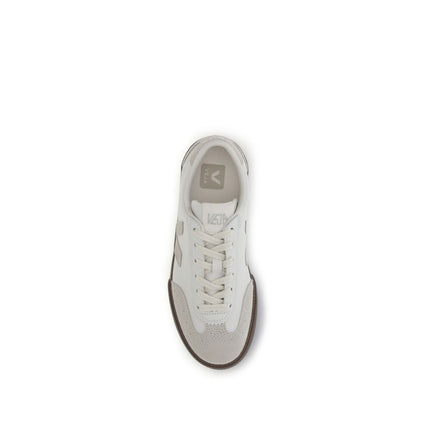 Veja White Calf Leather Bos Taurus Sneakers