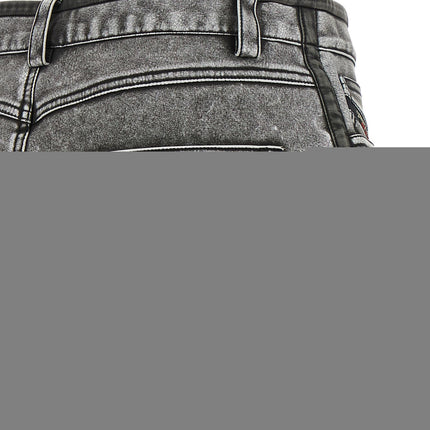 Diesel Gray Polyethylene Bermuda Shorts