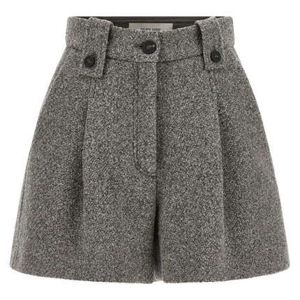 Golden Goose Gray Virgin Wool Bermuda Shorts