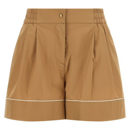 Moncler Beige Nylon Bermuda Shorts