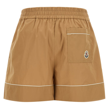 Moncler Beige Nylon Bermuda Shorts