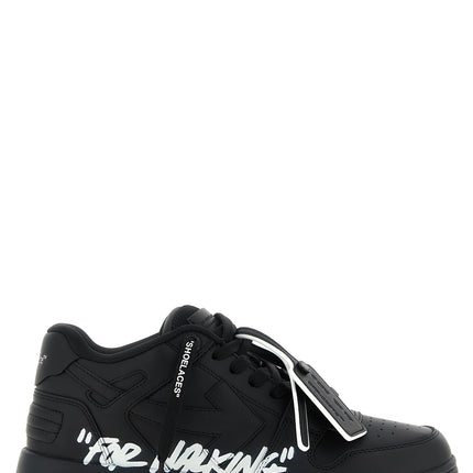 Off-White Bicolor Calfskin Low Top Sneakers