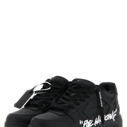 Off-White Bicolor Calfskin Low Top Sneakers