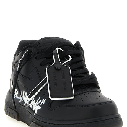 Off-White Bicolor Calfskin Low Top Sneakers