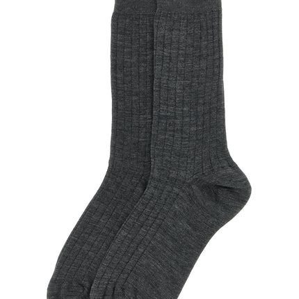 MM6 Maison Margiela Gray Wool Socks