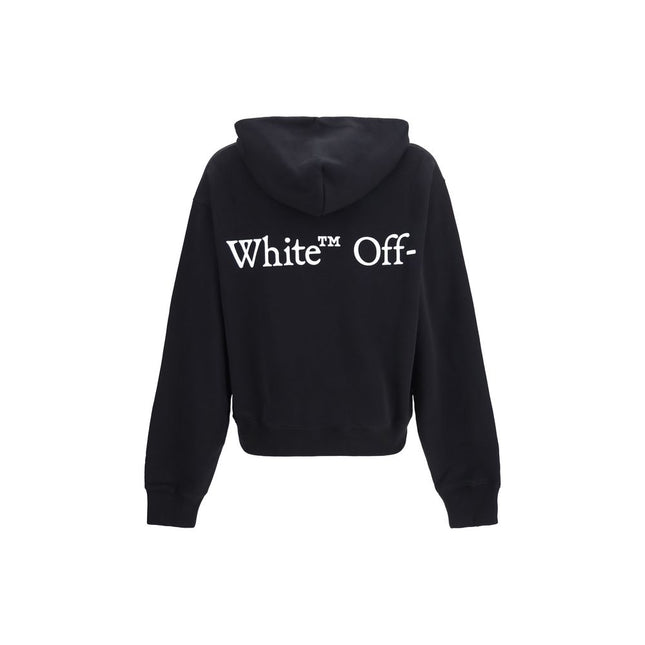 Off-White Black Cotton Sweatshirt