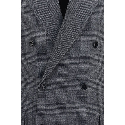 Lardini Gray Wool Oves Aries Blazer