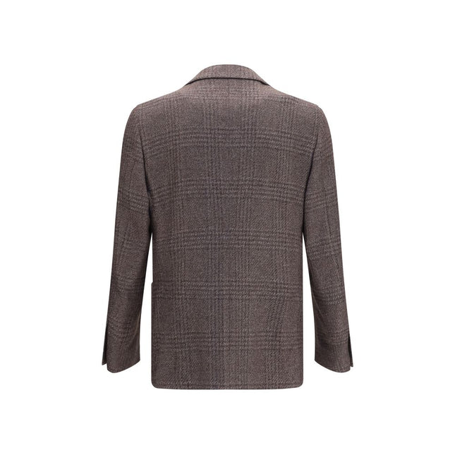 Lardini Brown Wool Oves Aries Blazer