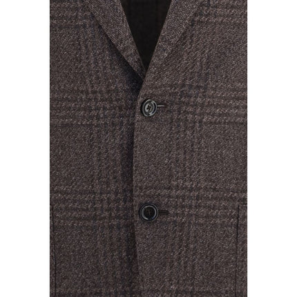 Lardini Brown Wool Oves Aries Blazer