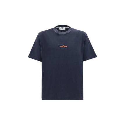 Stone Island Blue Cotton Sportswear