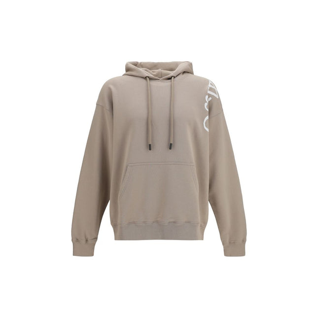 Off-White Beige Cotton Sweatshirt