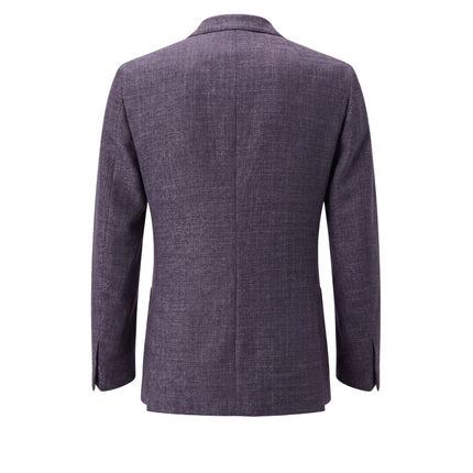 Peserico Blue Wool Men's Jacket