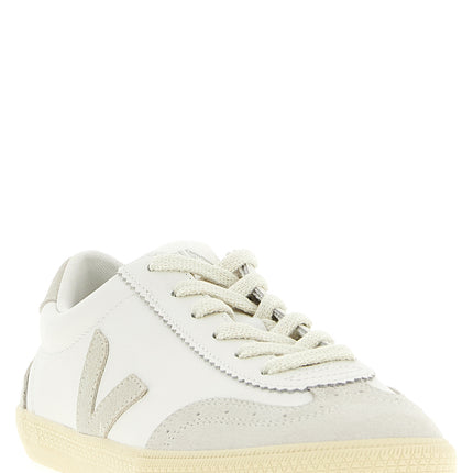 Veja Beige Genuine Leather Low Top Sneakers