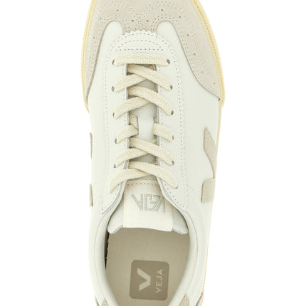 Veja Beige Genuine Leather Low Top Sneakers