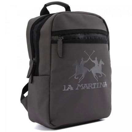 La Martina Gray Polyethylene Backpack