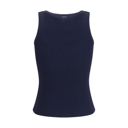 Max Mara Blue Viscose Tank Tops