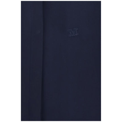 Max Mara Blue Silk Shirt