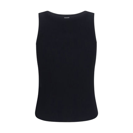 Max Mara Black Viscose Tank Tops