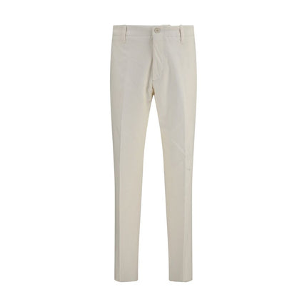 Lardini Beige Viscose Casual Pants