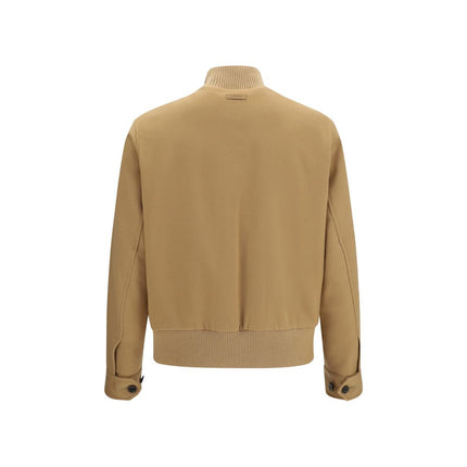 Lardini Beige Wool Oves Aries Full-Length Jacket