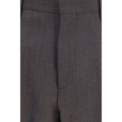 Lardini Gray Viscose Dress Pants Lardini