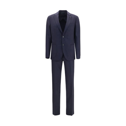 Lardini Blue Wool Oves Aries Two-Piece Suit